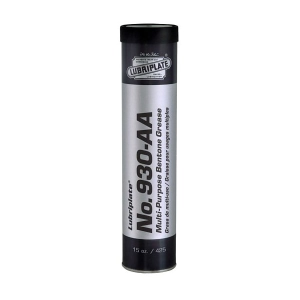 Lubriplate Bentone Grease; Bearing; Cartridge; Semi Solid; Plain and Anti Friction Bearing; Off White; 14.5 Oz NO.930-AA 14.5OZ CART ; L0096-098 - main